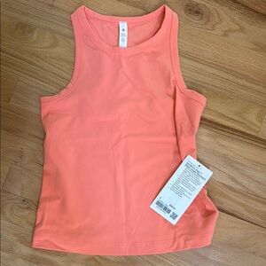 Lululemon Athletica Pink Fitted Sleeveless Tank Top
